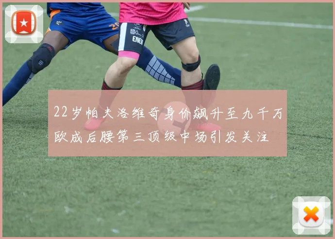 22岁帕夫洛维奇身价飙升至九千万欧成后腰第三顶级中场引发关注
